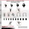 Service Caster 3 Inch 316SS Hard Rubber Wheel Swivel Top Plate Caster Set Total Lock Brake SCC SCC-SS316TTL20S314-HRS-4 - alternate 2